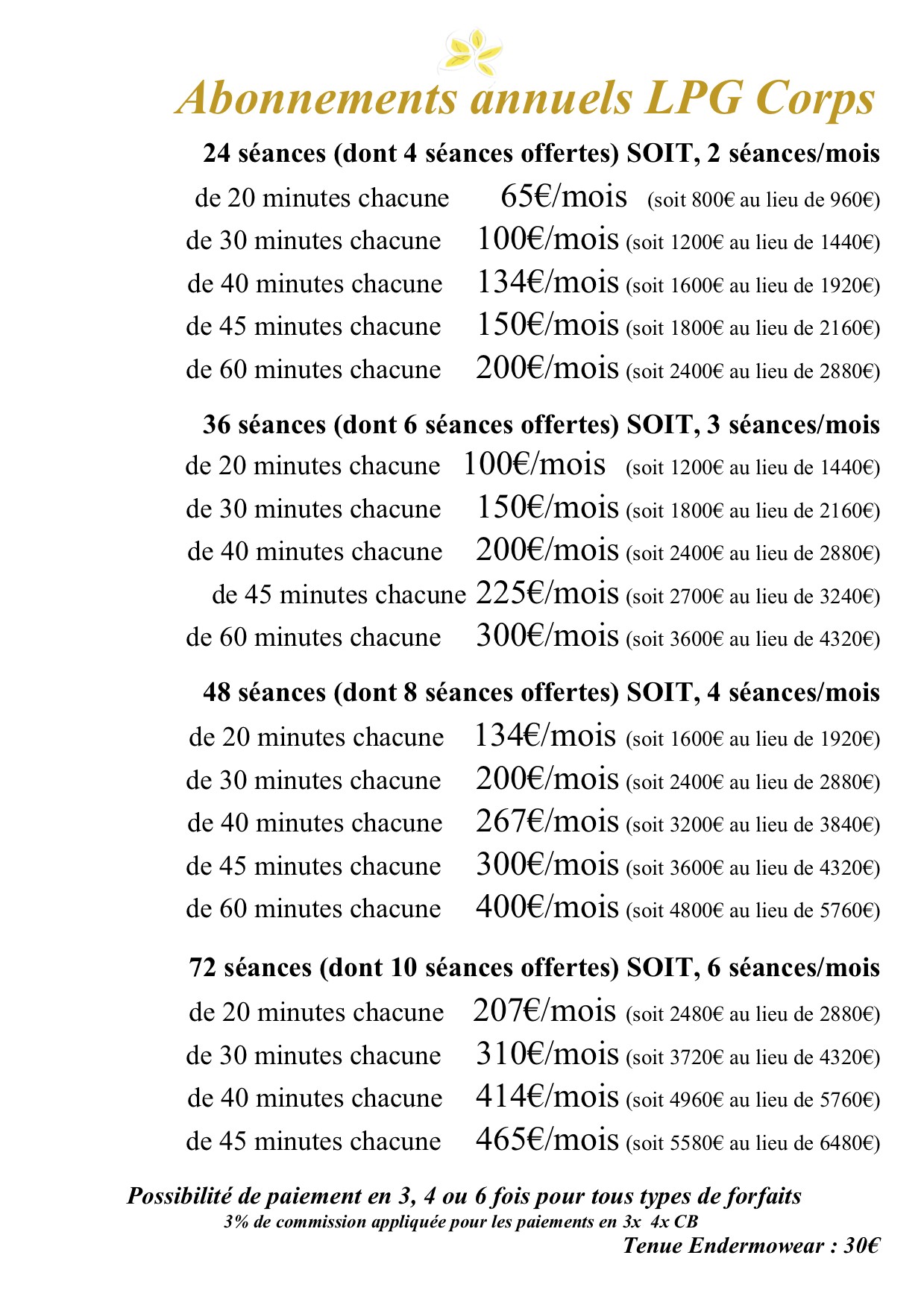 Tarification 2023 page 6